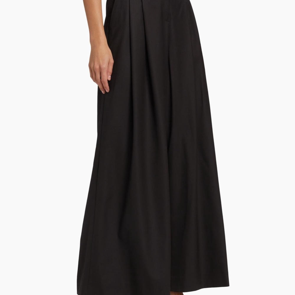TWP New Didi Twill Wide-Leg Pants in Chocolate, size 6 - Picture 4 of 7